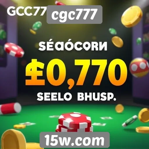 Promoções e bônus disponíveis no site cgc777